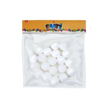 Puti 3 cm 20'li Köpük Top