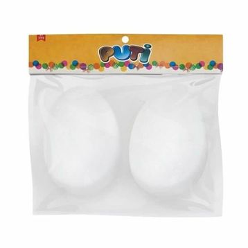 Puti 4919 2'li 10cm Köpük Yumurta