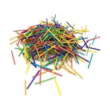 Puti Ahşap Renkli 200'lü Kibrit Çöpü