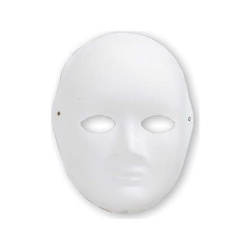 Puti Büyük Surat Karton Maske