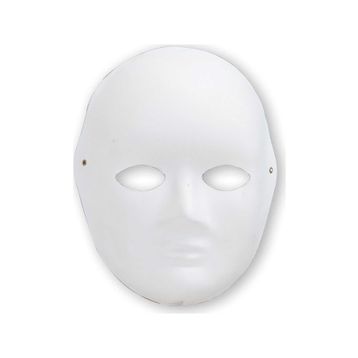 Puti Büyük Surat Karton Maske