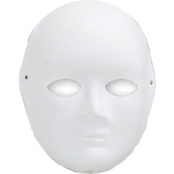 Puti Büyük Surat Karton Maske