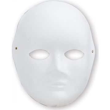 Puti Büyük Surat Karton Maske