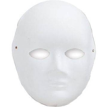 Puti Büyük Surat Karton Maske