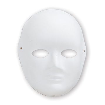 Puti Büyük Surat Karton Maske