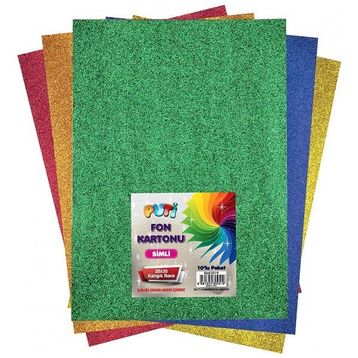 Puti Simli 25x35 cm 10'lu Karışık Fon Kartonu