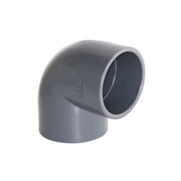 Pvc 90° Yapıştırma 75 mm Muflu Dirsek