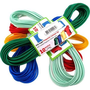 Pvc Kaplı 10 mt Renkli İp