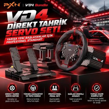 Pxn VD4 Bundle PC Uyumlu Direksiyon Seti