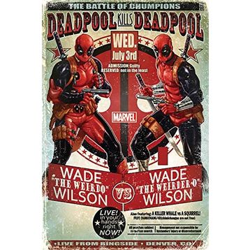 Pyramid International Deadpool Wade vs Wade Poster