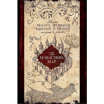 Pyramid International Harry Potter The Marauders Map Maxi Poster