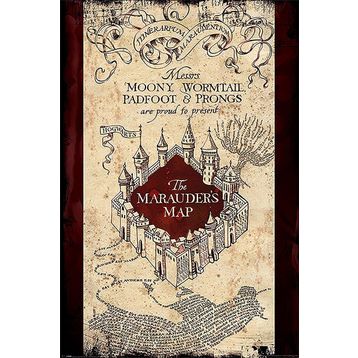 Pyramid International Harry Potter The Marauders Map Maxi Poster