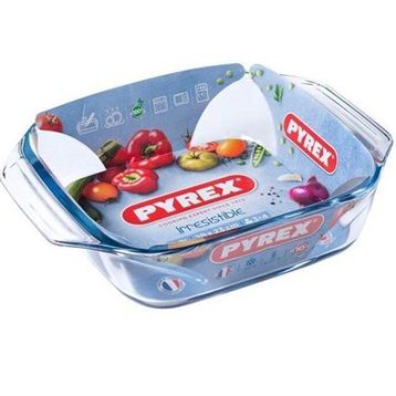 Pyrex 400B000 Kare Cam Fırın Kabı