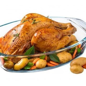 Pyrex 412b000 / 7044 4 lt Oval Fırın Kabı