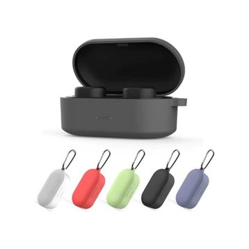 Qcy T1s/t2c Mor Bluetooth Kulaklık İçin Silikon Koruma Kılıf+ Anahtarlık