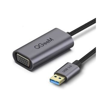 Qgeem QG-UA07 Usb To VGA Dönüştürücü
