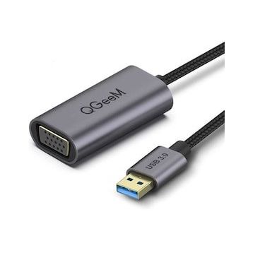 Qgeem QG-UA07 Usb To VGA Dönüştürücü