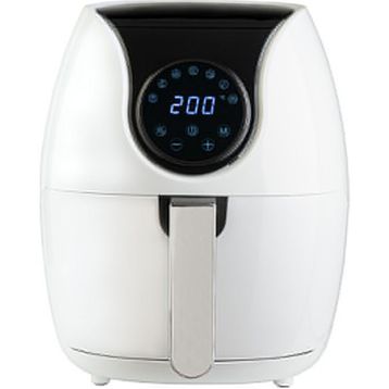 Qich 1200 W 5 lt Beyaz Led Alüminyum Sepet Airfryer