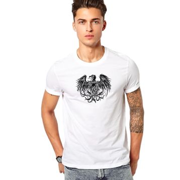 Qivi A Day To Remember Eagle Baskılı Beyaz Erkek Örme T-shirt
