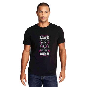 Qivi A Series Of Unfortunate Events Book Baskılı Siyah Erkek T-shirt