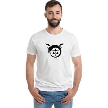 Qivi Alchemist High Baskılı Beyaz Erkek Örme Tshirt