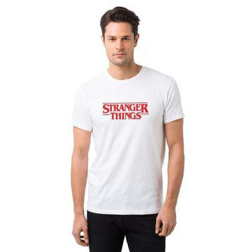 Qivi Baskılı Beyaz Erkek Örme T-shirt