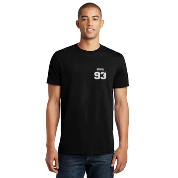 Qivi Bts Suga 93 Baskılı Beyaz Erkek Örme T-shirt