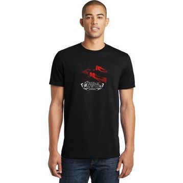 Qivi Bullet For My Valentine Red Metal Baskılı Siyah Erkek Örme T-shirt
