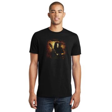 Qivi Burzum Anthology Logo Kapak Metal Rock Baskılı Siyah Erkek Örme T-shirt