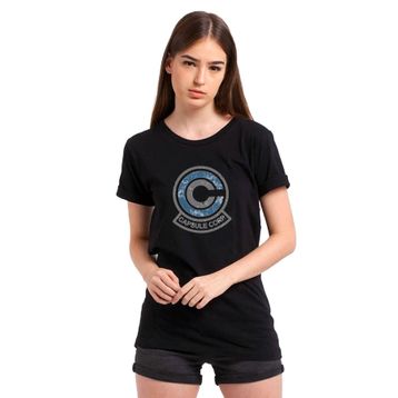 Qivi Capsule Baskılı Beyaz Kadın Örme T-shirt