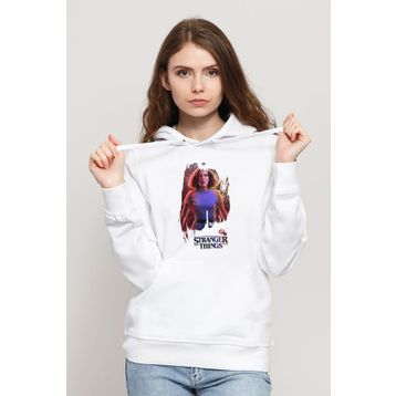 Qivi CKB0194-KDNKP Beyaz Kadın Sweatshirt