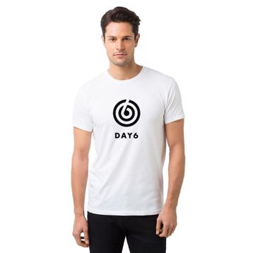 Qivi Day 6 Baskılı Beyaz Erkek T-shirt