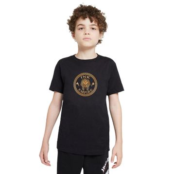 Qivi Eye Empire Baskılı Unisex Çocuk Siyah Sweatshirt