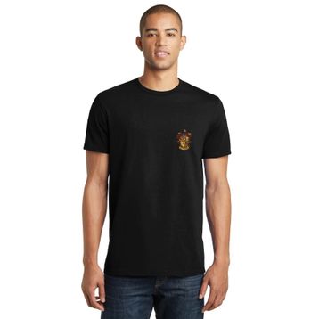 Qivi HP Gryffindor Baskılı Siyah Erkek Örme T-shirt