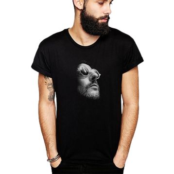 Qivi Leon The Professional 12 Baskılı Siyah Erkek Örme T-shirt