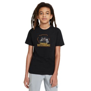 Qivi Pubg Playerunknown's Baskılı Unisex Çocuk Siyah Sweatshirt