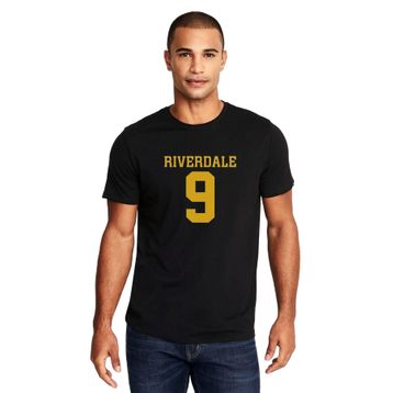 Qivi RF0514-ERKTS Riverdale 9 Baskılı Beyaz Örme Erkek T-shirt