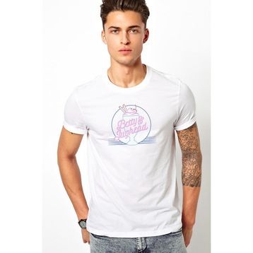 Qivi Riverdale Betty Jughead Milkshake Baskılı Beyaz Erkek T-shirt