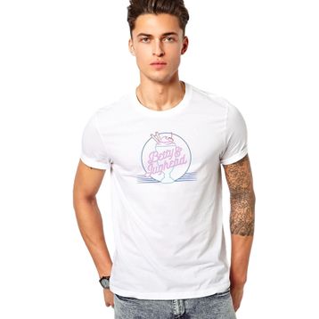 Qivi Riverdale Betty Jughead Milkshake Baskılı Beyaz Erkek T-shirt