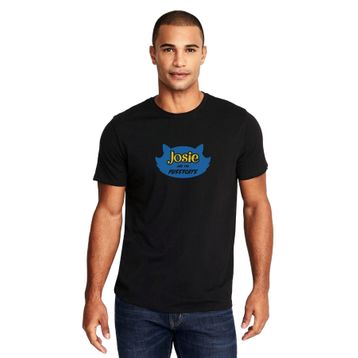 Qivi Riverdale Josie And The Pussycats Baskılı Siyah Erkek Örme T-shirt