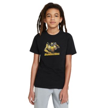Qivi SFK0237-COCTS Baskılı Unisex Çocuk Siyah T-shirt