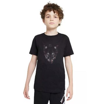 Qivi SFK0515-COCTS Kurt Wolf Geyik Animal Baskılı Unisex Çocuk Siyah Sweatshirt