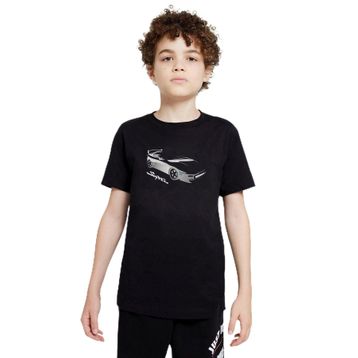 Qivi SFK0560-COCTS Supra Baskılı Unisex Çocuk Siyah T-shirt