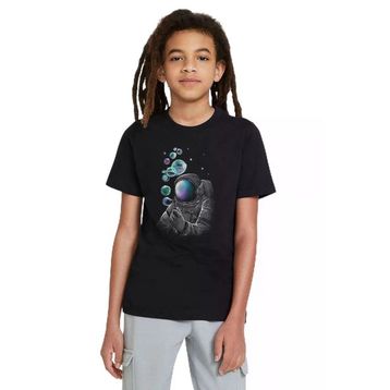 Qivi SFK0598-COCTS Baskılı Unisex Çocuk Siyah Sweatshirt