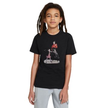 Qivi SFK0655-COCTS Baskılı Unisex Çocuk Siyah Sweatshirt