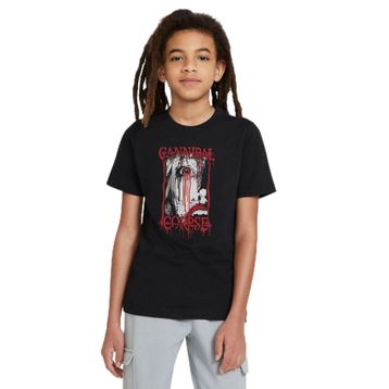 Qivi SFK0683-COCTS Baskılı Unisex Çocuk Siyah Sweatshirt