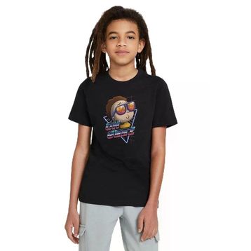 Qivi SFK0701-COCTS Rick Morty Geez Baskılı Unisex Çocuk Siyah Sweatshirt