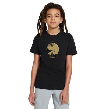 Qivi SFK0883-COCTS Baskılı Siyah Unisex Çocuk T-shirt