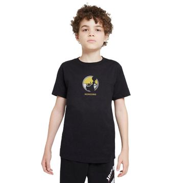 Qivi SFK0884-COCTS Minios Baskılı Unisex Çocuk Siyah Sweatshirt