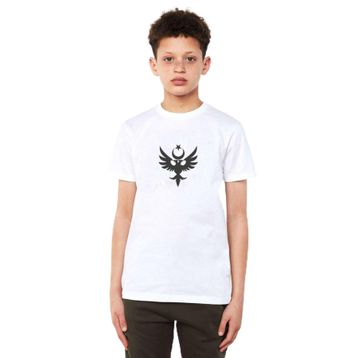 Qivi SFK1004KDNTS Bon Jovi Baskılı Siyah Kadın Örme T-shirt